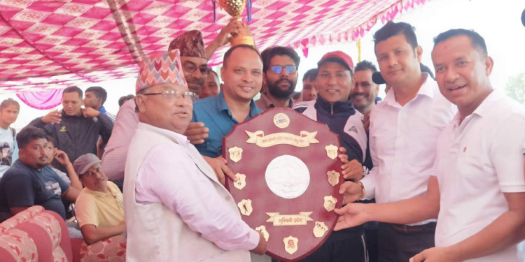 प्रदेशस्तरीय राष्ट्रपति रनिङ्गशिल्डको उपाधि बाँकेले उचाल्यो