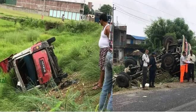 बाँकेमा भएको सडक दुर्घटनामा एकको मृत्यु, नौ घाइते