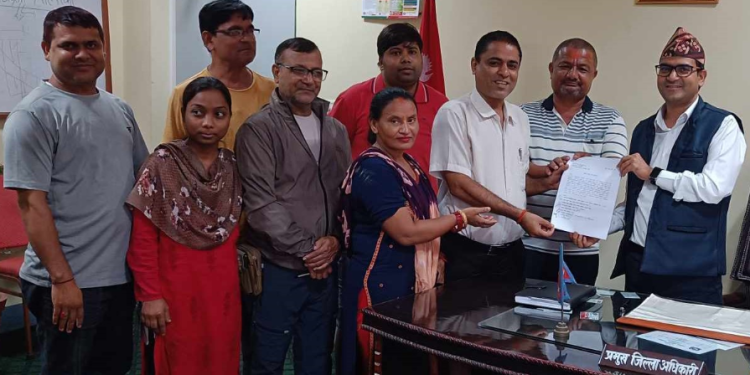 लम्पीस्किन रोगको संक्रमण नियन्त्रण गर्न प्रधानमन्त्रीलाई ज्ञापनपत्र