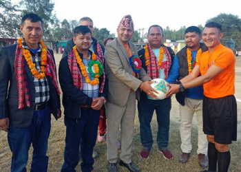 बाँकेको ईगाउँमा खुल्ला नकआउट फुटवल प्रतियोगिताको आयोजना