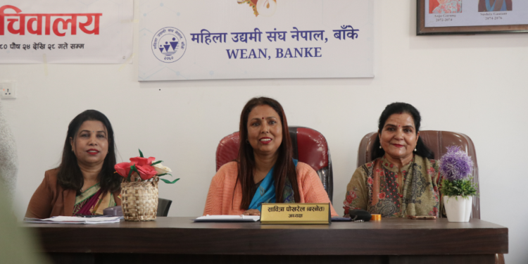 नेपालगञ्जमा महिला उद्यमको आठौं लुम्बिनी प्रदेशस्तरीय प्रदर्शनीको तयारी