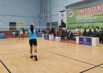 नेपालगञ्ज कप राष्ट्रिय ब्याडमिण्टन प्रतियोगिताः ३२ खेलाडी सेमिफाइनलमा पुगे