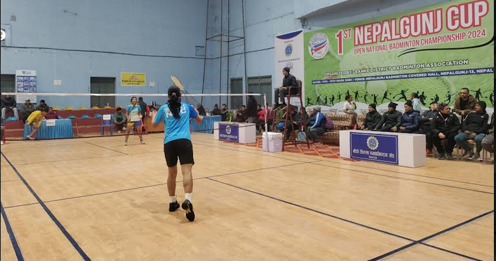 नेपालगञ्ज कप राष्ट्रिय ब्याडमिण्टन प्रतियोगिताः ३२ खेलाडी सेमिफाइनलमा पुगे