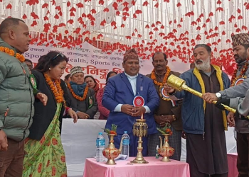 बाँकेको खजुरामा पालिकास्तरीय अन्तरविद्यालय खेलकुद प्रतियोगिता शुरु