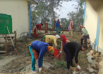 बाँकेको डुडुवामा सरसफाई अभियानको शुभारम्भ