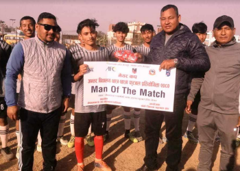 मेयर कप फुटबलः सेन्ट जेभियर्स र जयबागेश्वरी सेमिफाइनलमा