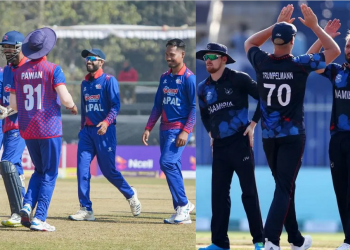 आइसीसी क्रिकेट विश्वकप लिग खेलमा नेपाल नामिबियासंग पुनः पराजित