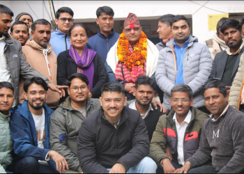 नरैनापुरका प्रमुख प्रशासकिय अधिकृत खरालको बिदाई