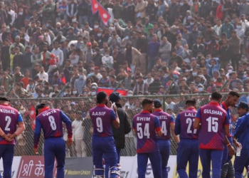 त्रिकोणात्मक टी-ट्वान्टी सिरिजको पहिलो खेलमा नेपाल नामिवियासंग पराजित