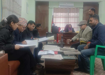 डुडुवा न्यायिक समितिको अदालत टोलीद्धारा निरीक्षण