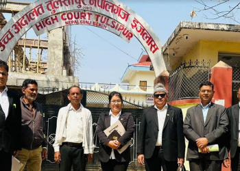 बाँके नरैनापुरस्थित एक सार्वजनिक पोखरीमा संरचना नबनाउन अदालतको आदेश