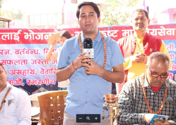 नीलसागरमा केक काटेर रेडियो कृष्णसारले आप्नो १५औं बार्षिकोत्सव मनायो