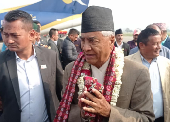 देउवाको एकदिने पश्चिम यात्रा, दाङ्गको अमिलियामा नेता खड्काको शालिक अनावरण