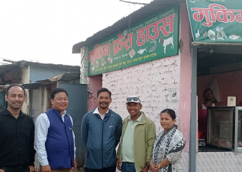 नेपालगञ्ज वडा नं. ४ मा मासु पसलको अनुगमन, पसल सरसफाईमा कमी