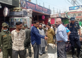 सडक पेटीको रेलिङ्ग काट्नेलाई नेपालगञ्ज उपमहानगरपालिकाले कारवाही गर्ने