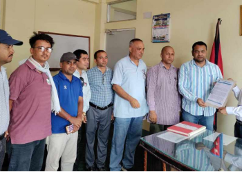 जग्गा अतिक्रमण रोक्न पत्रकार महासंघ बाँकेद्धारा स्थानीय प्रशासनको ध्यानाकर्षण