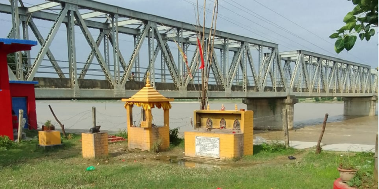 बाँकेको राप्तीनदी सिंधनिया घाटमा भदौ ३ गतेदेखि गंगा महाआरती गरिदै