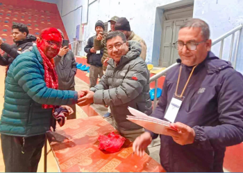 पत्रकार महासंघ बाँकेको अध्यक्षमा व्यवसायिक प्यानलका नविन गिरी निर्वाचित