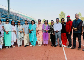 लुम्बिनी कप महिला फुटबलः महिला जनप्रतिनिधि र पत्रकारबीच मैत्रीपूर्ण खेल हुँदै