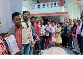 राष्ट्रिय मानवअधिकार आयोगलाई नेपाल पत्रकार महासंघ, बाँकेको ज्ञापनपत्र