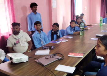 नेपालगञ्ज वडा नं. ९ का बालबालिकालाई सकारात्मक सोच विषयक तालिम
