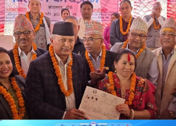बाँके कोहलपुरका भूमिहिनलाई जग्गाधनी प्रमाणपूर्जा वितरण