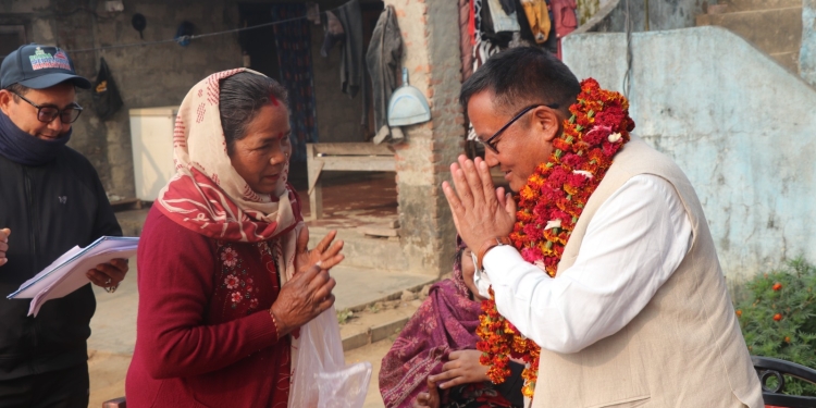 सीमाक्षेत्रका जनता नेपाली भुमीका सच्चा पहरेद्धार हुन-उम्मेदवार पुन