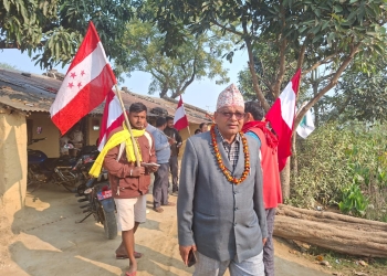 गौडेलको घरदैलो तीब्र, एकै दिन आज कोहलपुरका तीन वडामा घरदैलो