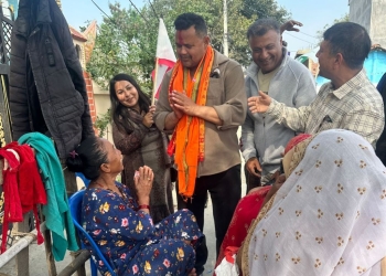 रुकुमेली सेवा समाज बाँकेले कोइरालालाई जिताउने, दिनभर मतदाता भेटघाटमै ब्यस्त