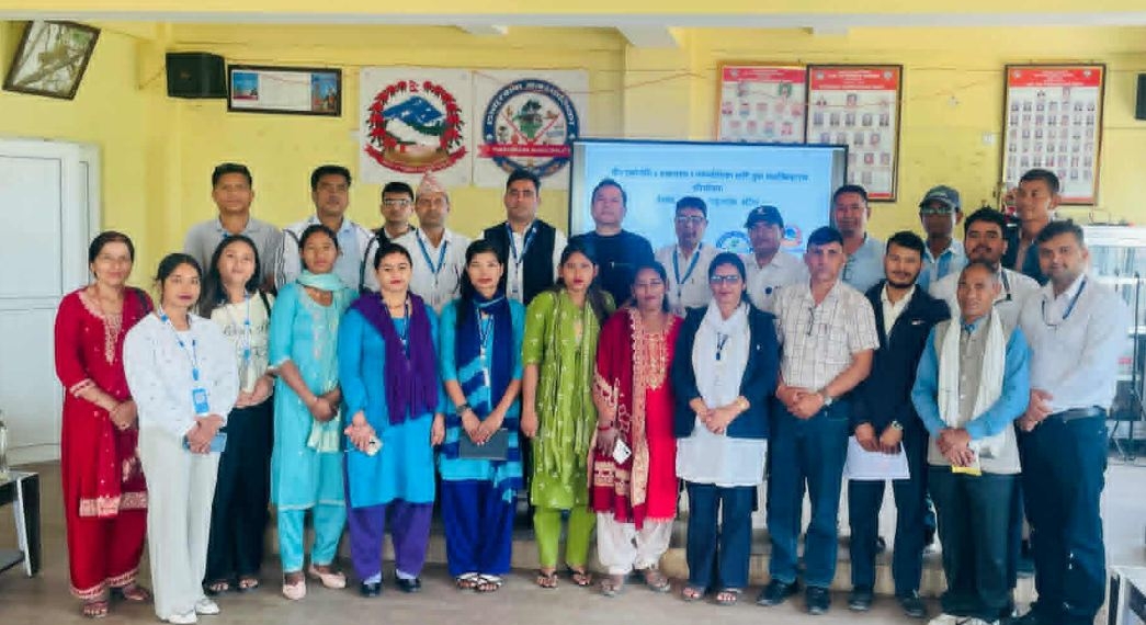 गुणस्तरीय पोषण सेवा प्रवाहका लागि स्वास्थ्यकर्मीलाई तालिम