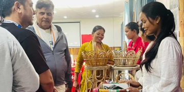 युवा महिला उद्यमीद्वारा उत्पादित सामग्रीको प्रदर्शनी-कार्यशाला 