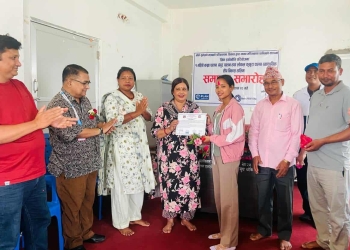 युवा महिलालाई पशुपालन सम्बन्धि सीप विकास तालिम