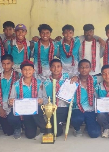 अन्तरविद्यालय छात्र टी-ट्वान्टी क्रिकेटमा सिद्धार्थ विद्या सदन च्याम्पियन