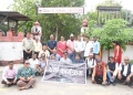 जिल्ला प्रशासन कार्यालयको मूल गेटमा पत्रकारको धर्ना