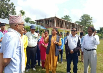 बाल संरक्षणका कार्यक्रम अन्तर्गत राजापुरका विद्यालयमा संयुक्त अनुगमन